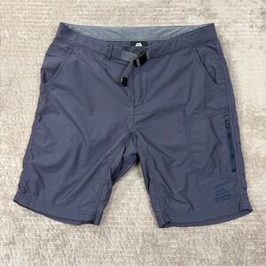 Mountain Equipment Approach Shorts 36 Grey Navy Hiking Trekking Belted Cargo